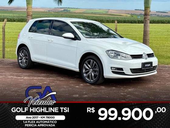 VOLKSWAGEN GOLF 1.4 TSI HIGHLINE 16V TOTAL FLEX 4P TIPTRONIC